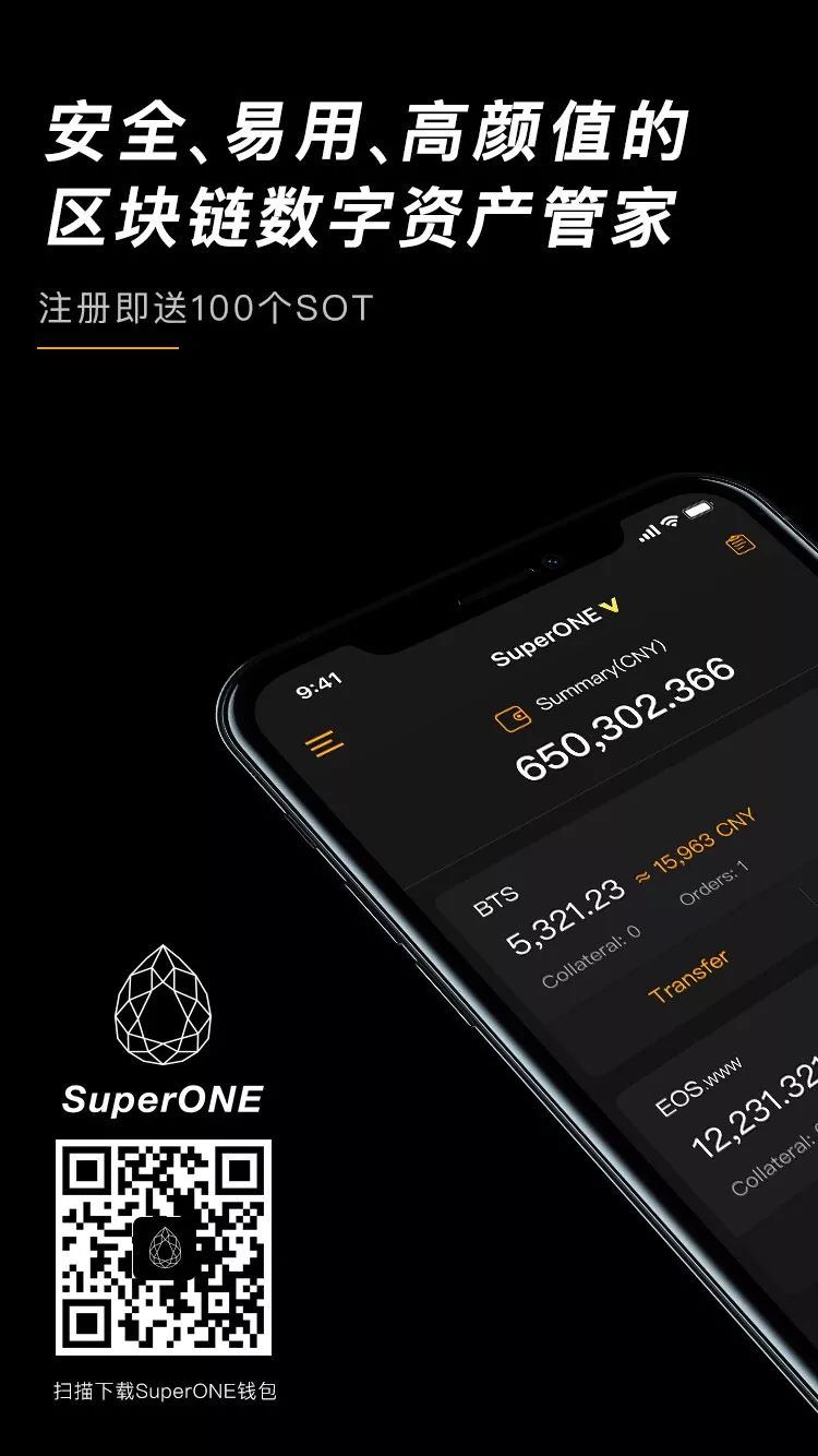 Scan the QR code to download SuperONE wallet